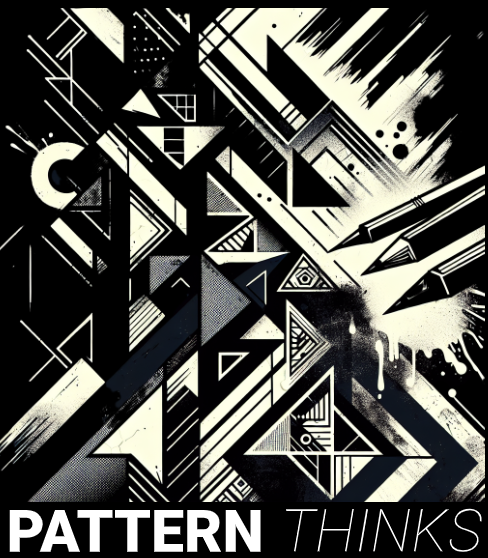 Classic Black T-Shirt - Pattern Thinks